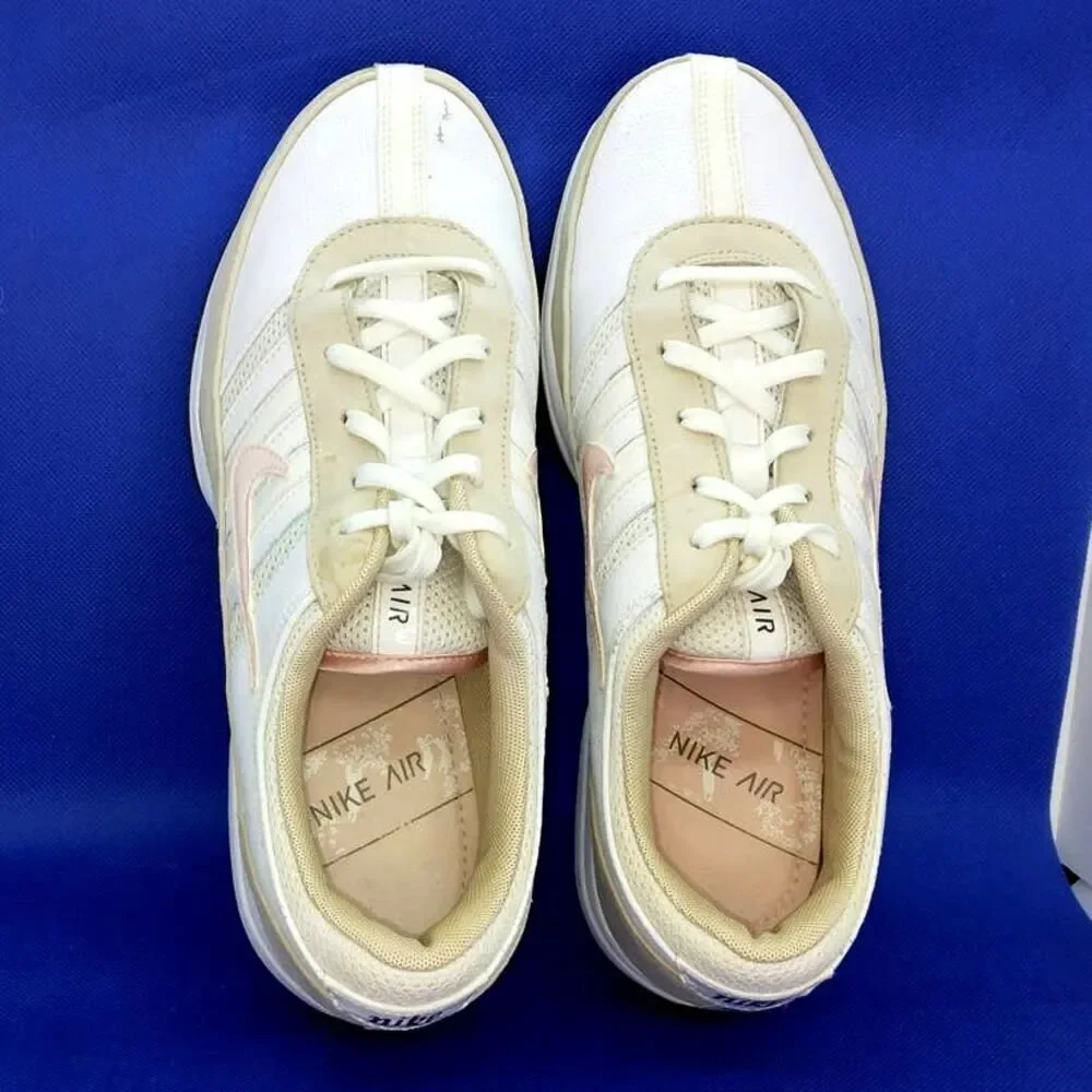 Nike Womens Golf Shoes - White with Pink Accents - Size 8.5